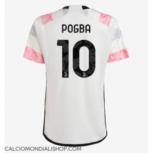 Maglie da calcio Juventus Paul Pogba #10 Seconda Maglia 2023-24 Manica Corta